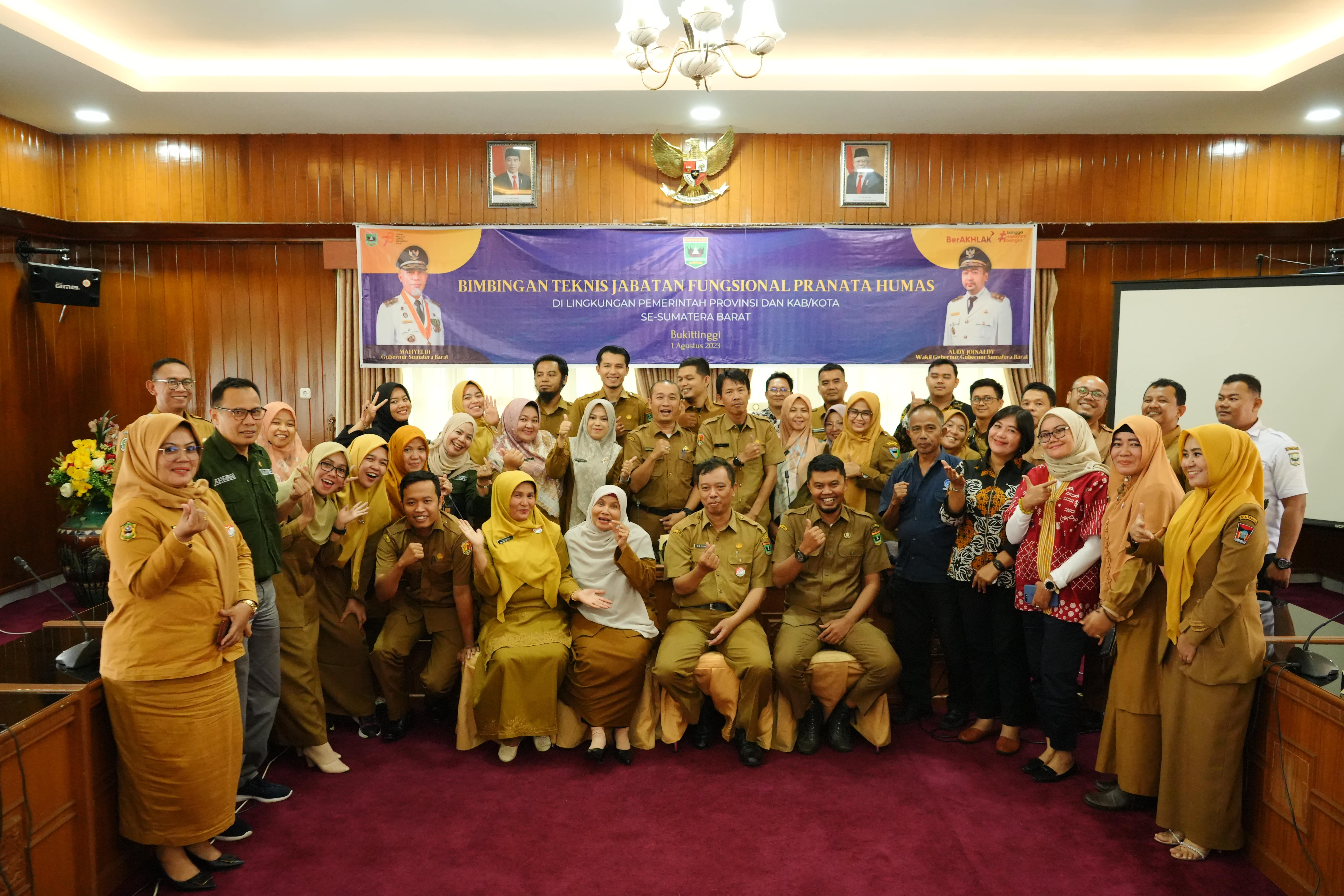 Pranata Humas Diskominfo Pessel Ikuti Bimtek JFPH