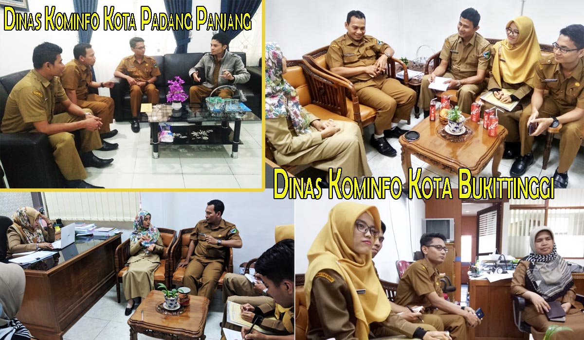 SHARING INFORMASI PERSANDIAN KE KOTA PADANG PANJANG DAN BUKITTINGGI