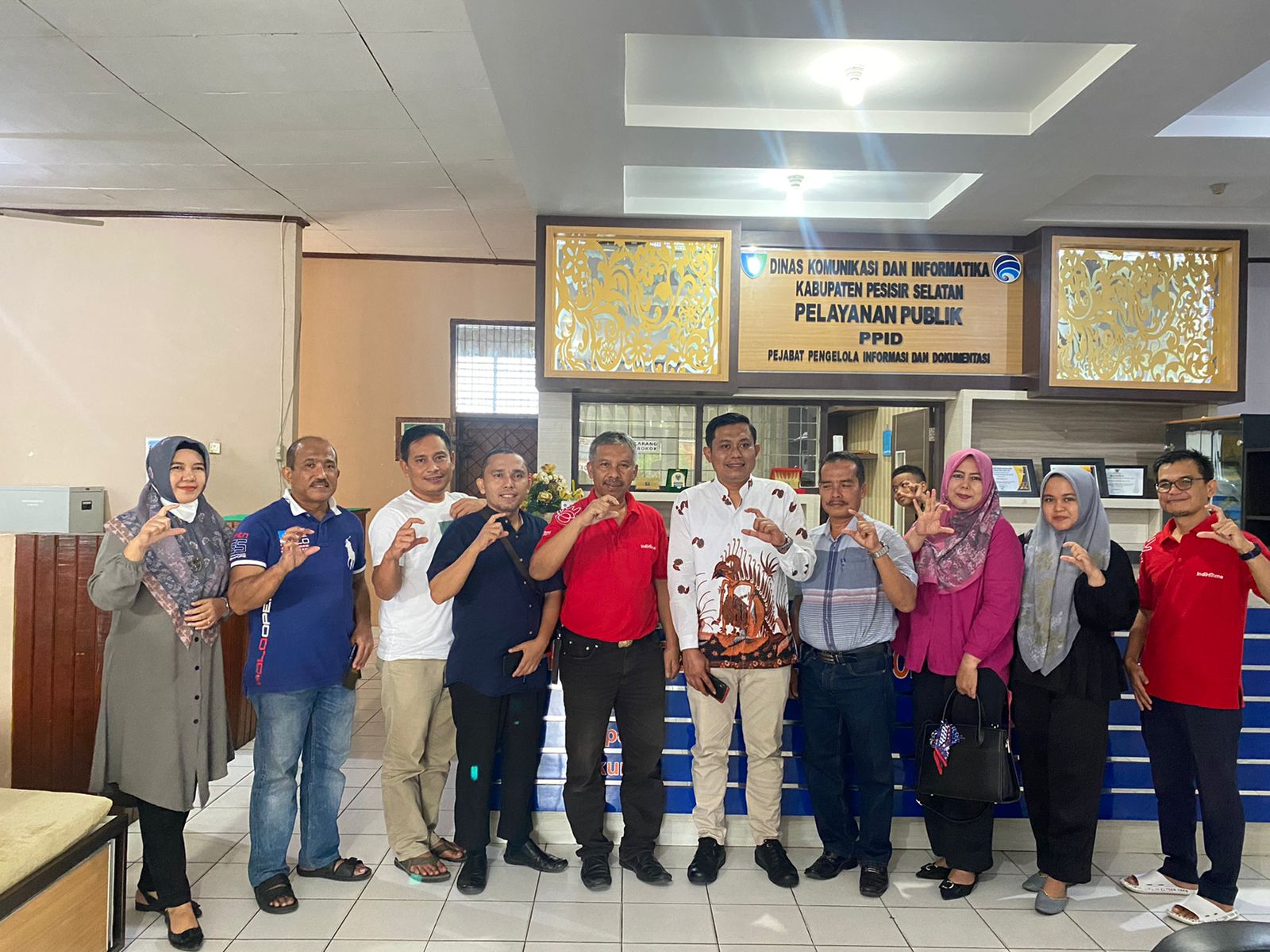 Diskominfo Kab. Sijunjung Study Tiru Penyelenggaraan SPBE ke Diskominfo Pessel