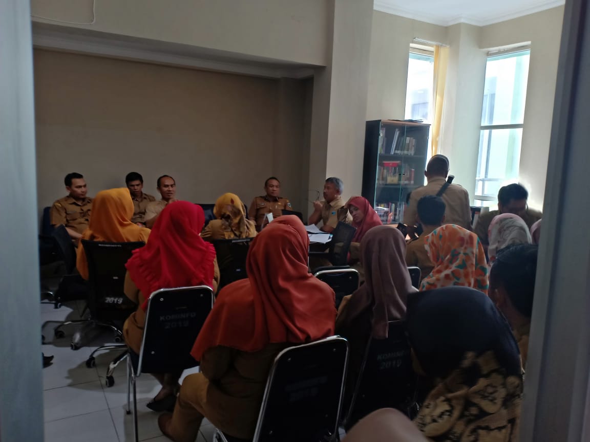 Diskominfo Gelar Rapat Evaluasi Program dan Kegiatan yang telah berjalan