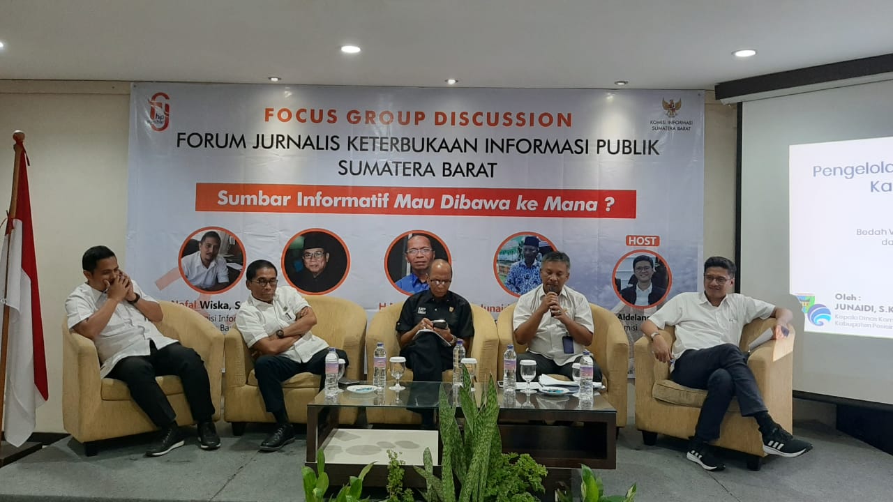 Kepala Diskominfo Jabarkan Pengelolaan PPID Pemda Pessel Pada Forum FJ-KIP