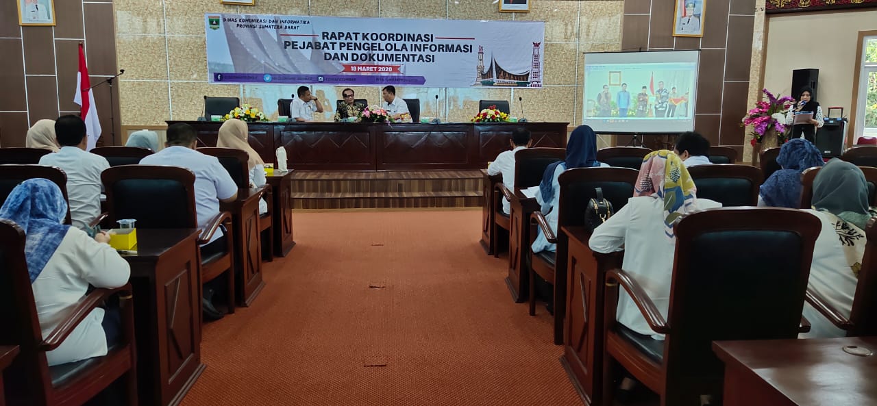 DISKOMINFO PESSEL MENGIKUTI RAKOR PPID SE-SUMBAR