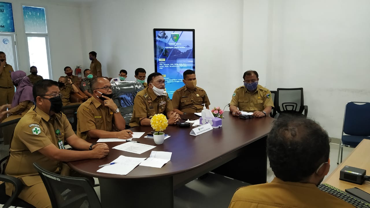 Bupati Pessel adakan Rakor dalam rangka penanganan penyebaran Covid-19