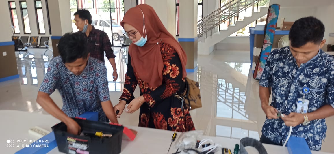 Dinas Kominfo Lakukan Aktivasi Jaringan di Gedung Pelayanan