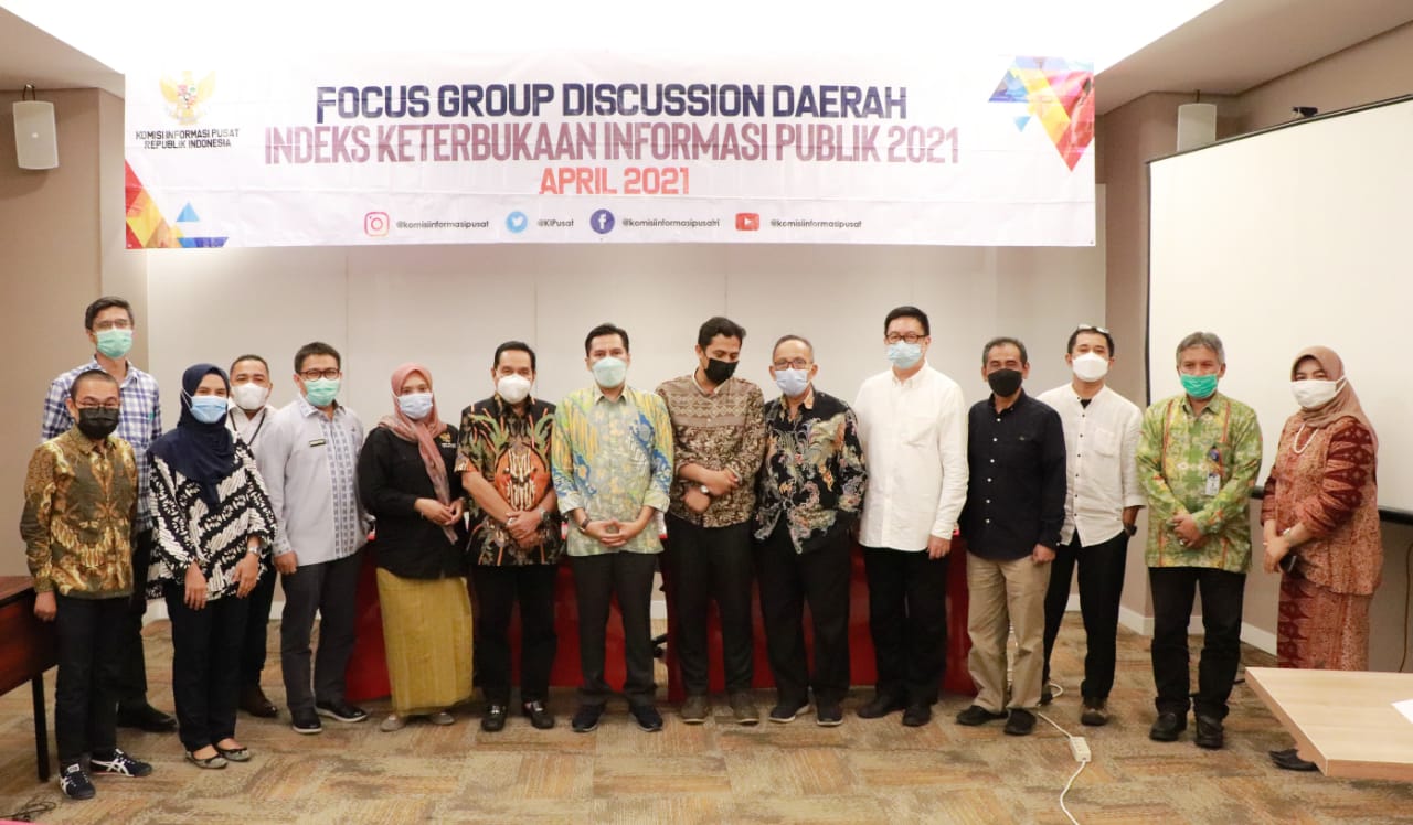 Kadis Kominfo mengikuti FGD Indeks Keterbukaan Informasi Publik Tahun 2021