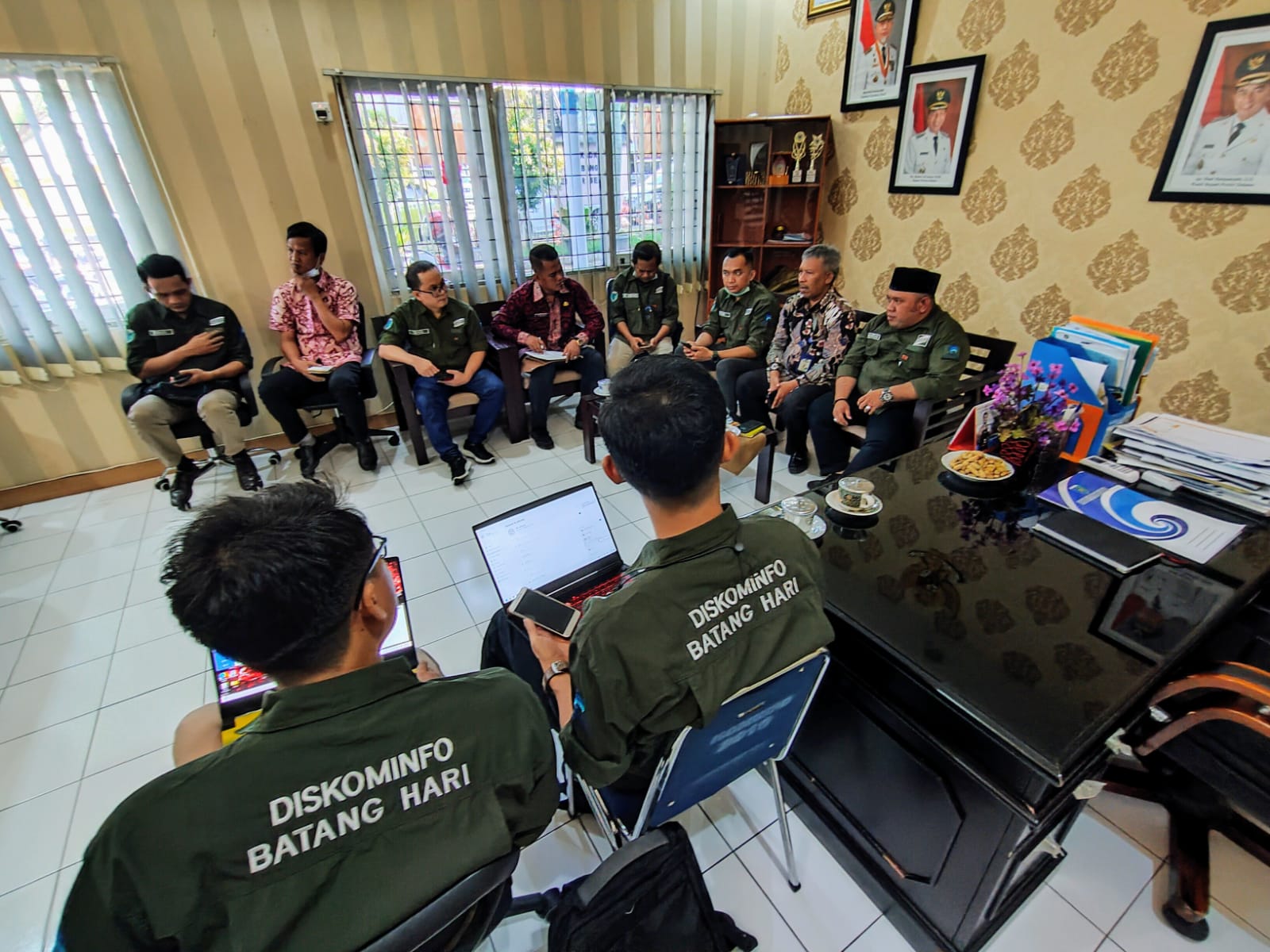 Pemda  Batanghari kunjungi Diskominfo Pessel 