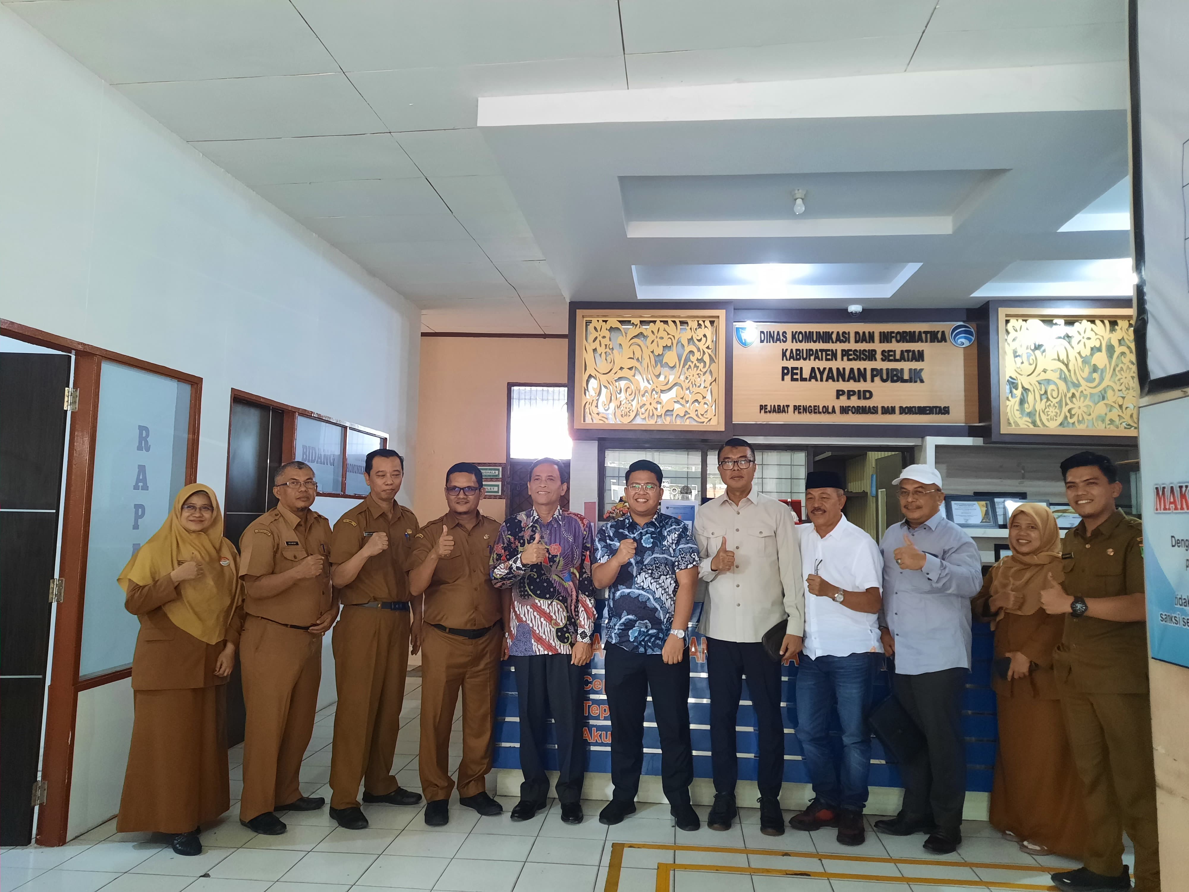 Komisi I DPRD Sumbar Tinjau SPBE Dinas Kominfo Pesisir Selatan