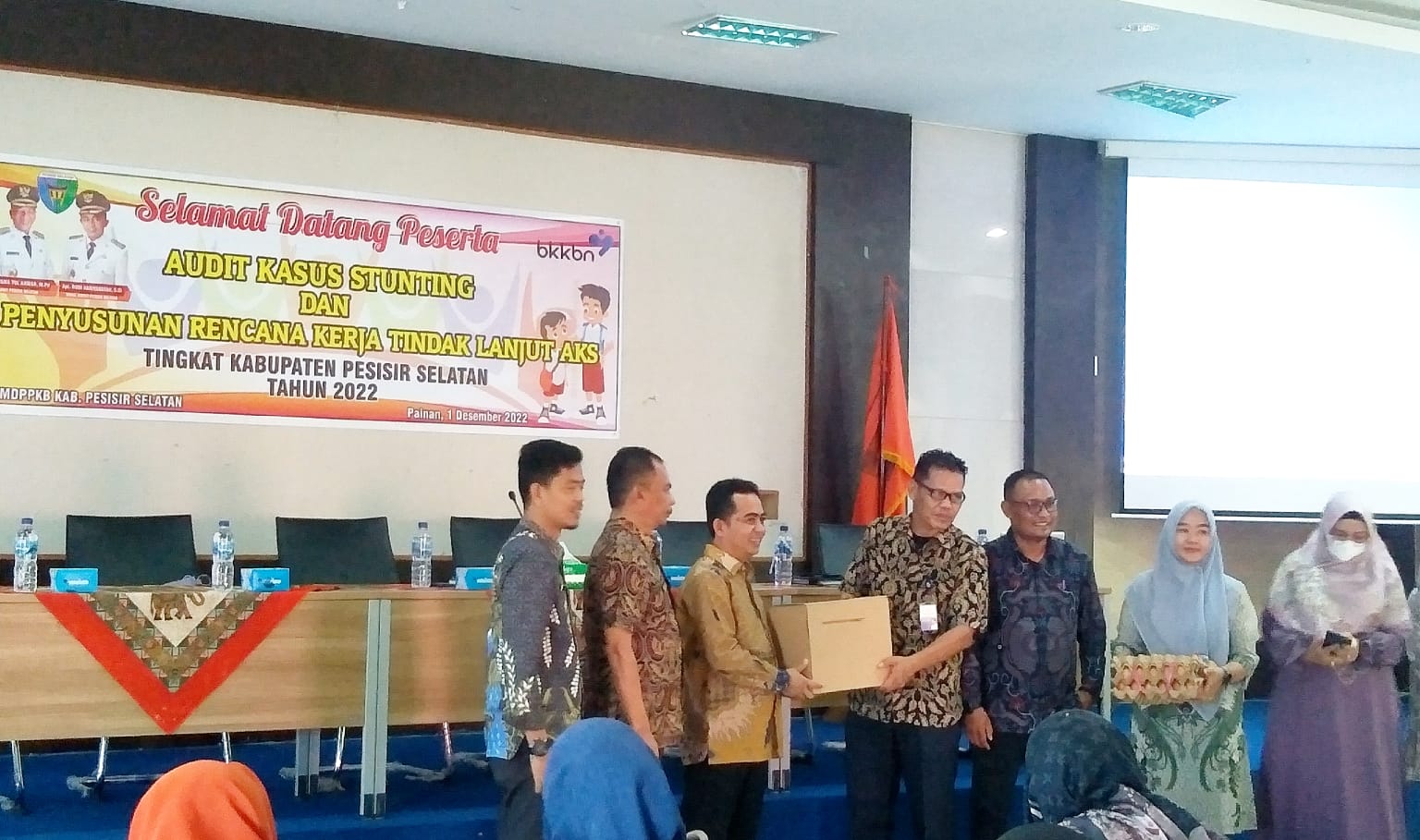 Wabup Pessel Membuka Acara Audit Kasus Stunting Tahap II di Kab.Pessel 2022.