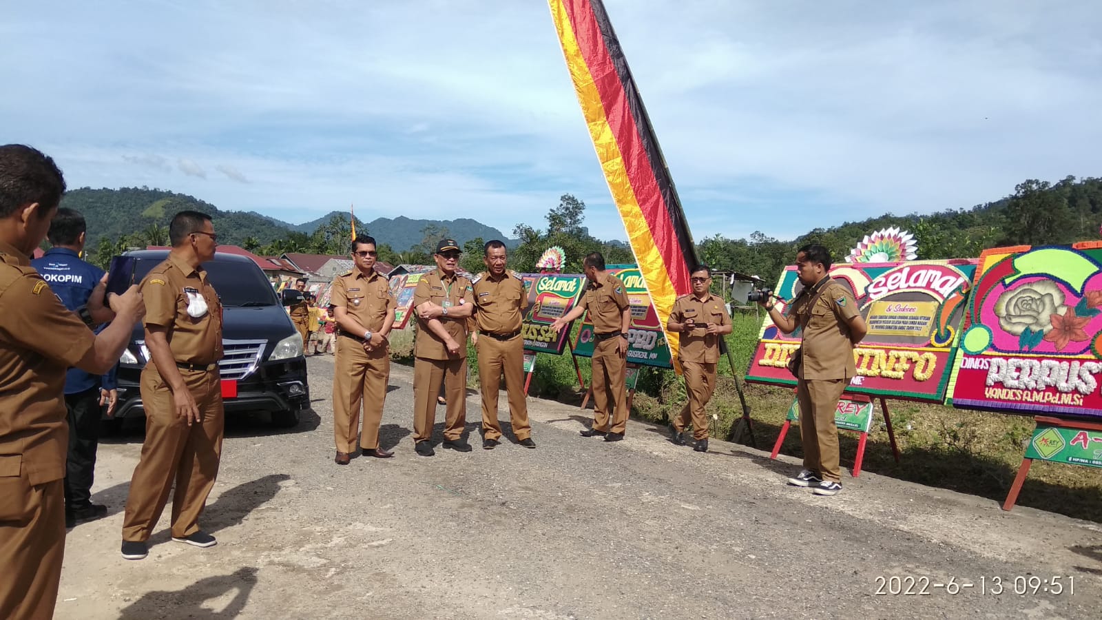 Live LPPL Langkisau 91.2 FM, Liput Kegiatan Penilaian Lomba Nagari Berprestasi Tk Propinsi Tahun 202